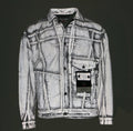 Supreme x Stone Island Reflective Bull Denim Trucker Jacket