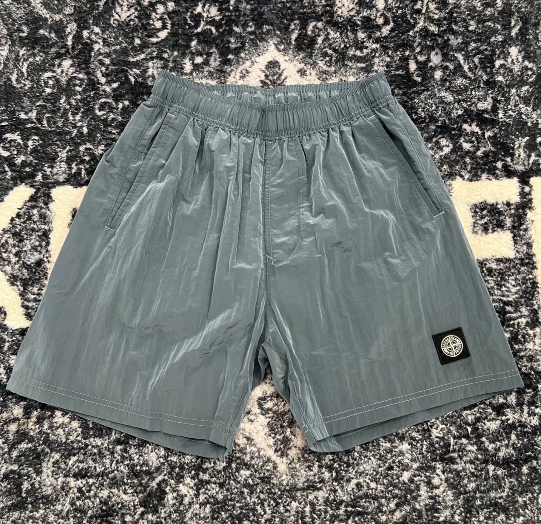 Stone Island Khaki Green Nylon Metal Swim Shorts BNWT