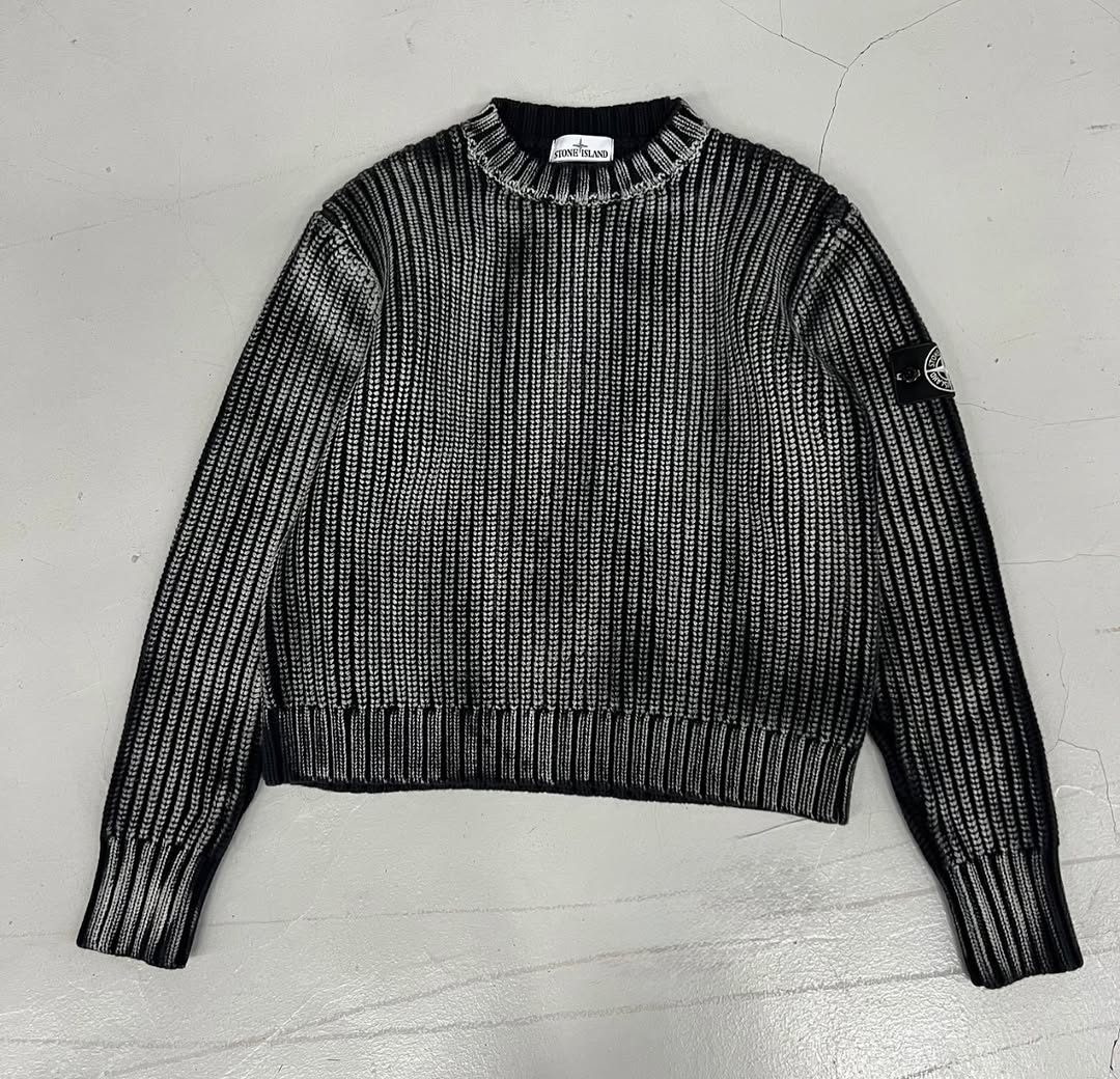 Stone Island Hand Corrosion Knit