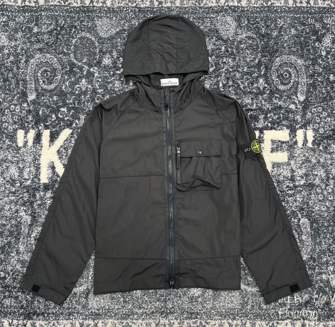 Stone Island Light Micro Reps Hooded Jacket.