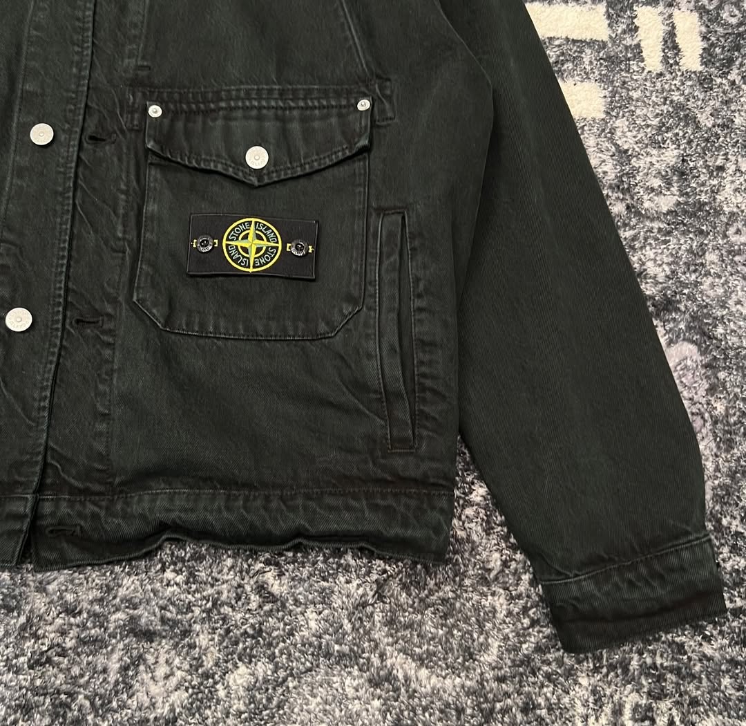 Supreme x Stone Island Denim Trucker Jacket
