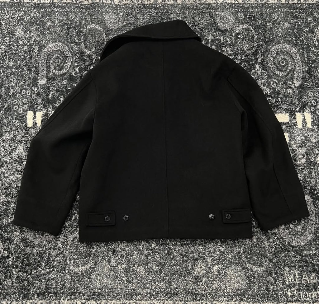 Stone Island Wool Peacoat