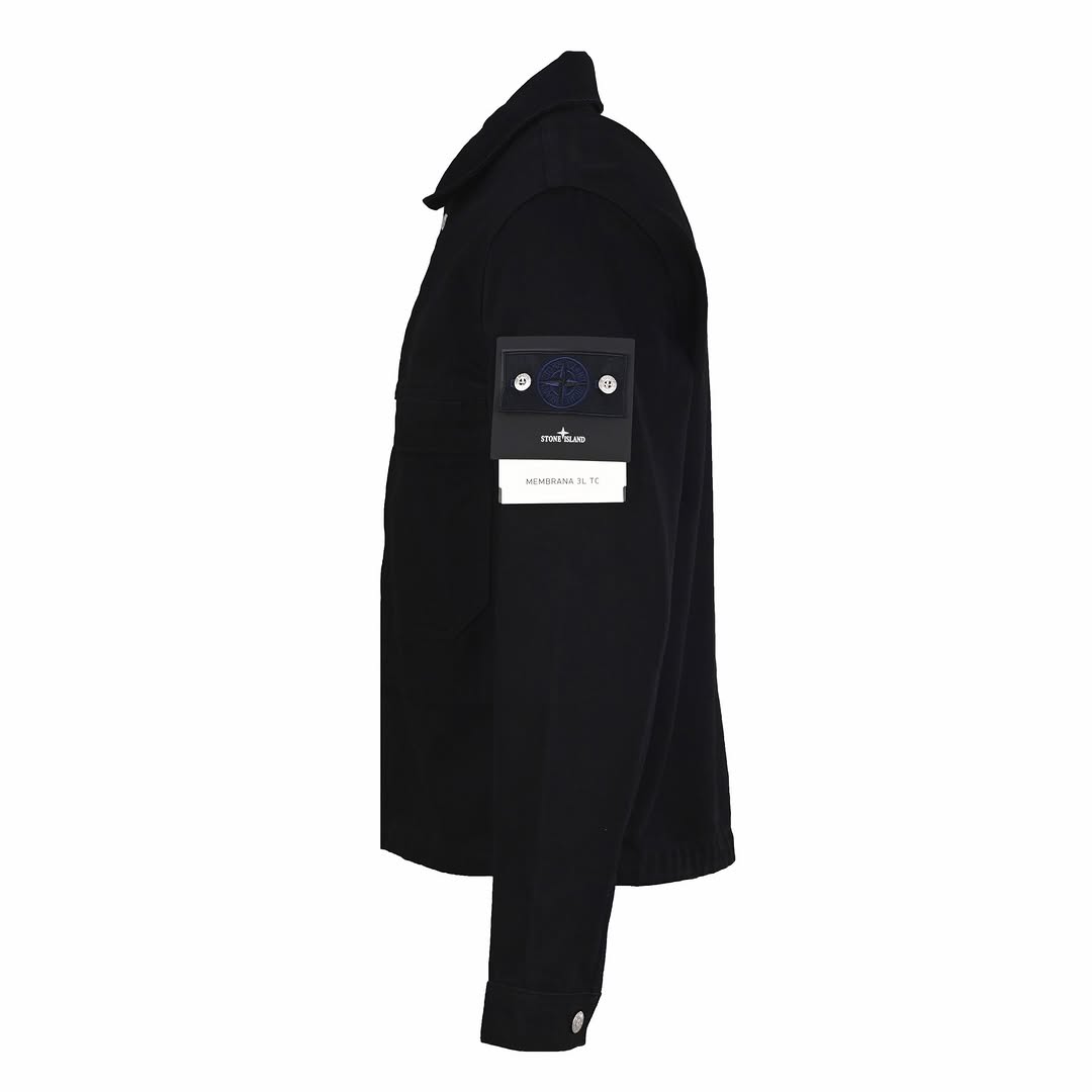 Stone Island Bull Denim-TC Coach Jacket