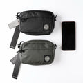 Stone Island Front-Zip Logo-Patch Belt Bag