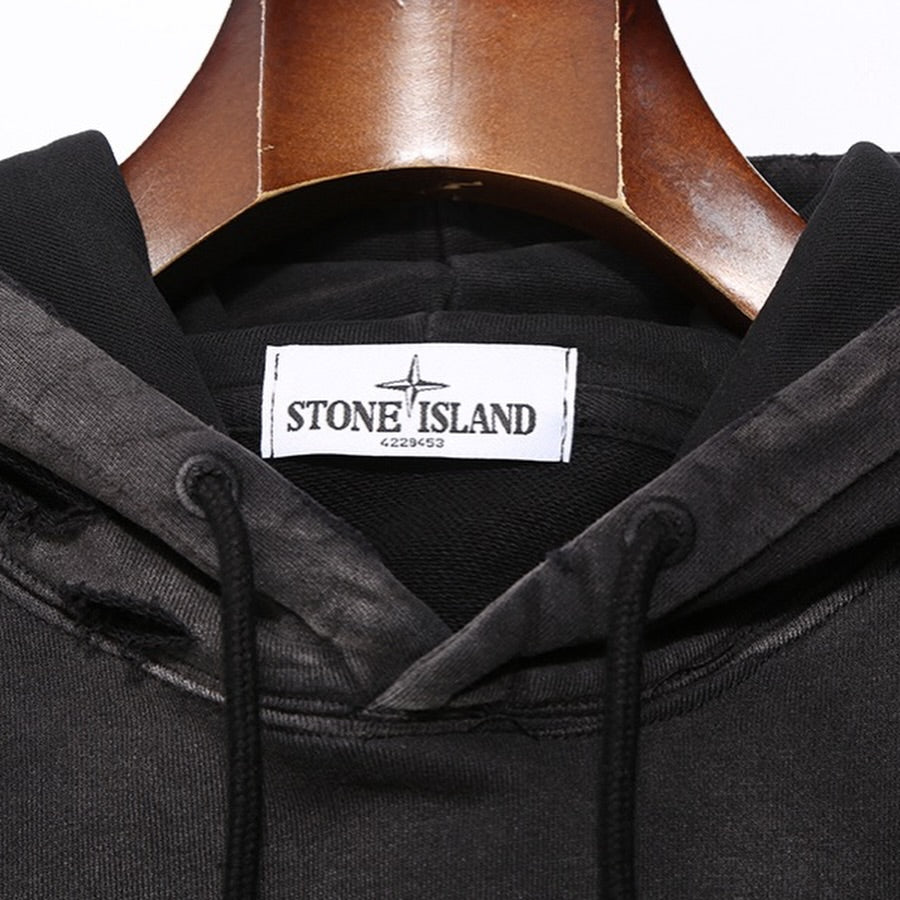 Stone Island Vintage Hole Hoodie