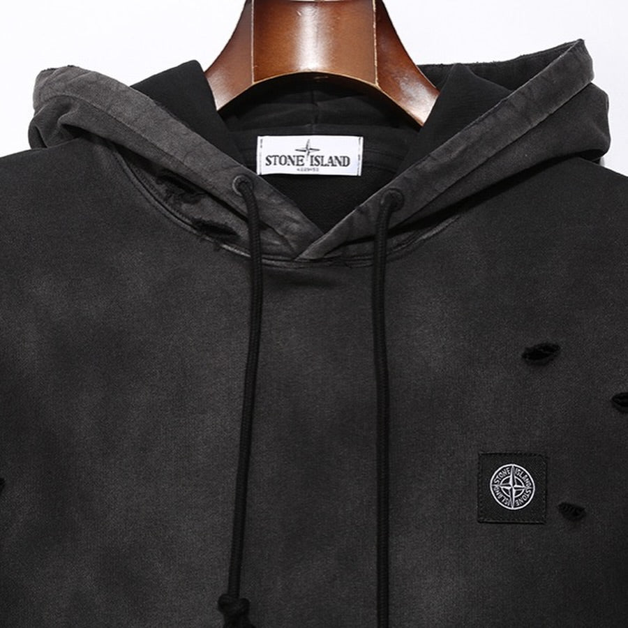 Stone Island Vintage Hole Hoodie