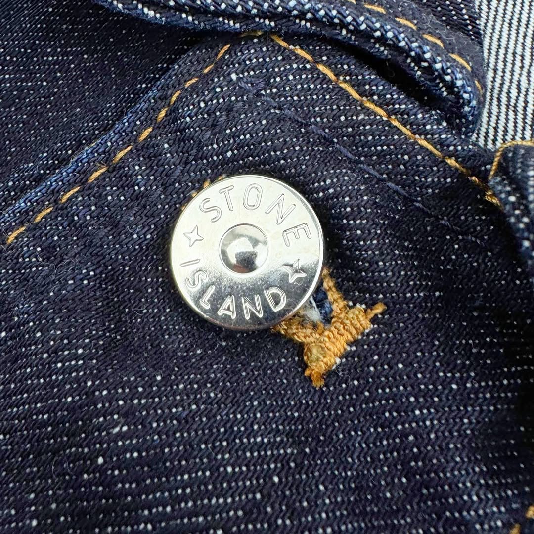 Stone Island INDIGO DENIM-RINSED Coach Jacket