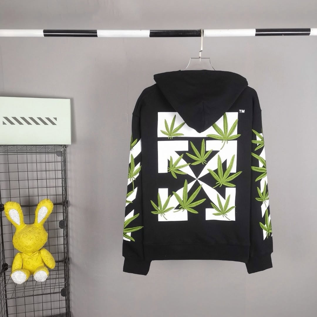 Off-White Weed Arrows Over Hoodie